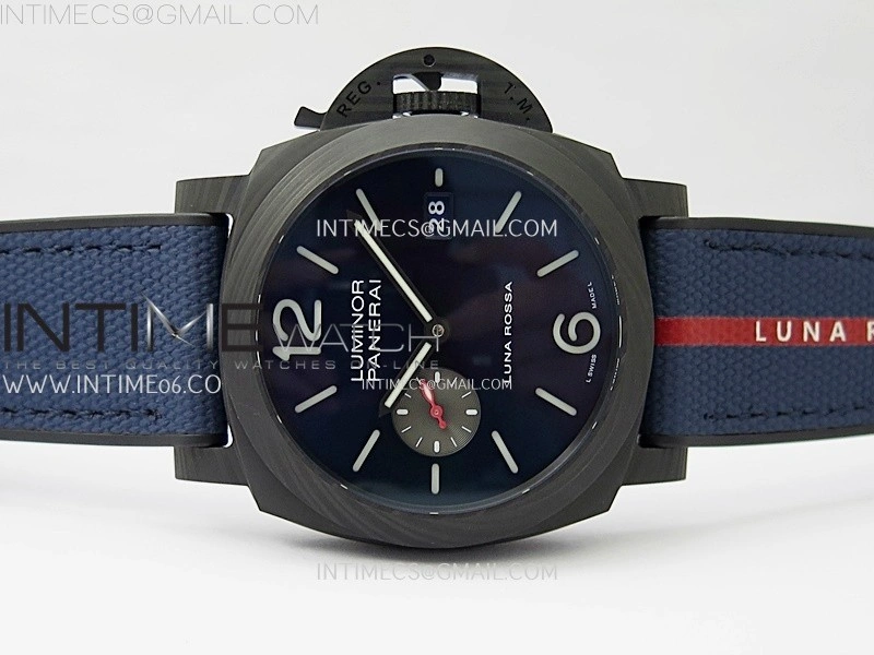 PAM1529 Carbotech VSF 1:1 Best Edition Blue Dial on Blue Kevlar Composite Strap P.9010 Clone